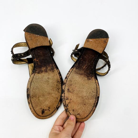 Frye brown 9 Carson Boho Thong sandals - Picture 5 of 6